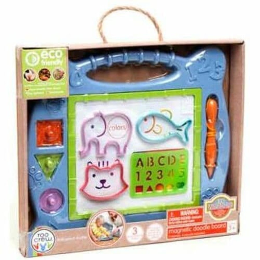 Educational & Science Misc | Roo Crew Eco Wood 2.0 Magic Doodle Board Colour Magic Writer - Toy Buzz