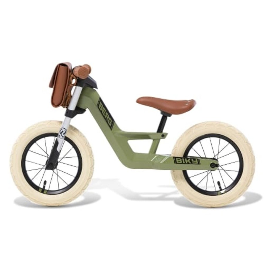 Ride On Toys Berg | Berg Biky Retro Balance Bike Green - Toy Buzz