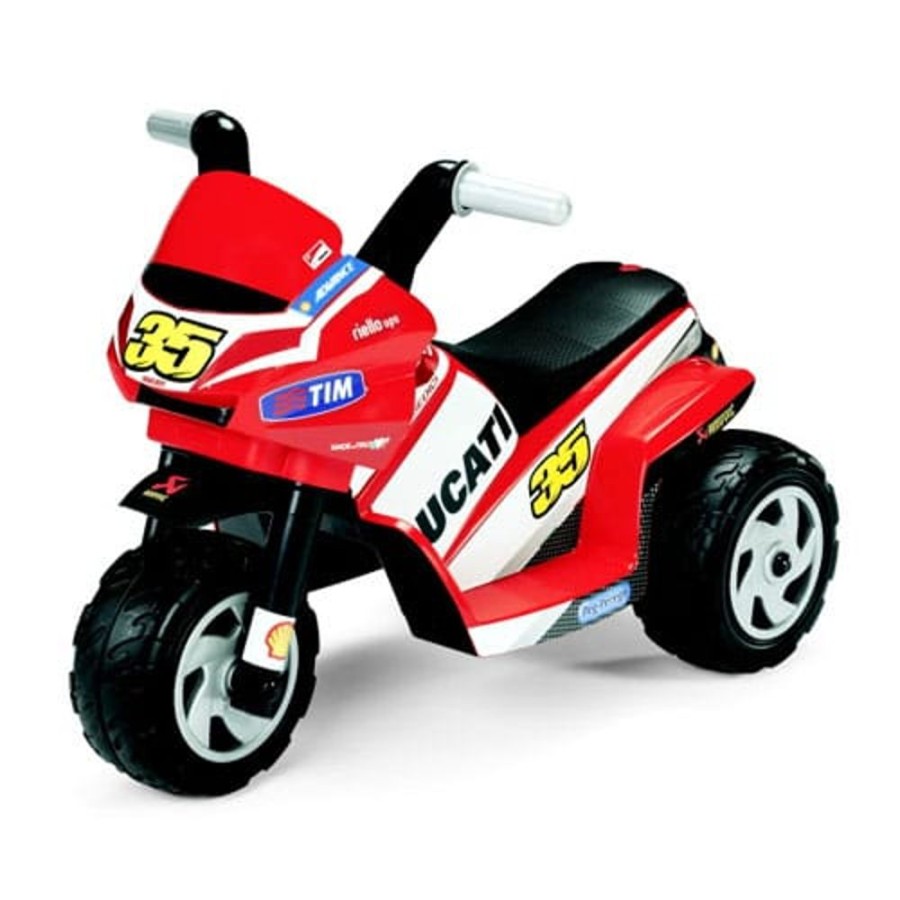 Ride On Toys Peg Perego | Peg Perego Mini Ducati Kids Electric Bicycle - Toy Buzz