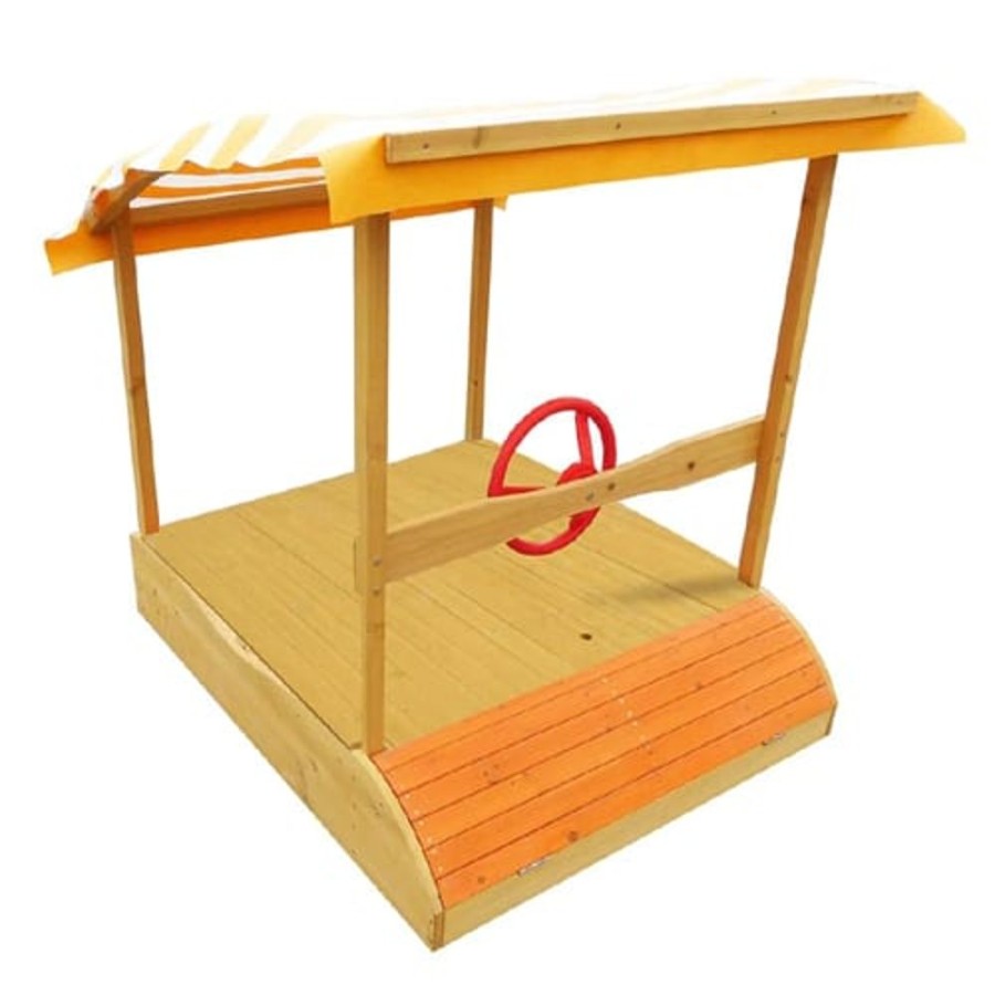 Outdoor Lifespan Kids | Lifespan Kids Captain Sandpit With Wooden Cover - Toy Buzz