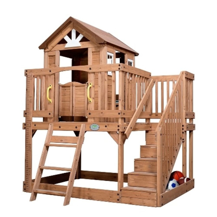 Outdoor Lifespan Kids | Lifespan Kids Backyard Discovery Scenic Heights Cubby House - Toy Buzz