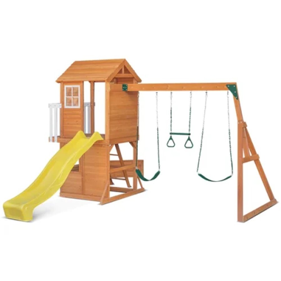 Outdoor Lifespan Kids | Lifespan Kids Springlake Play Centre Yellow Slide - Toy Buzz