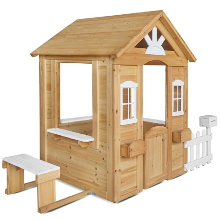 Outdoor Lifespan Kids | Lifespan Kids Teddy Cubby House V2 In Natural Timber - Toy Buzz