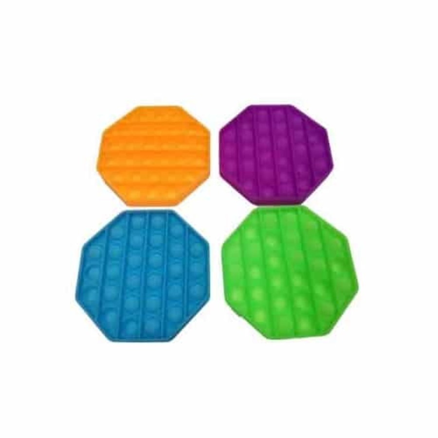 Toys & Games Misc | Pop It Fidget Toy Glow In The Dark Octagonal Assorted - Toy Buzz