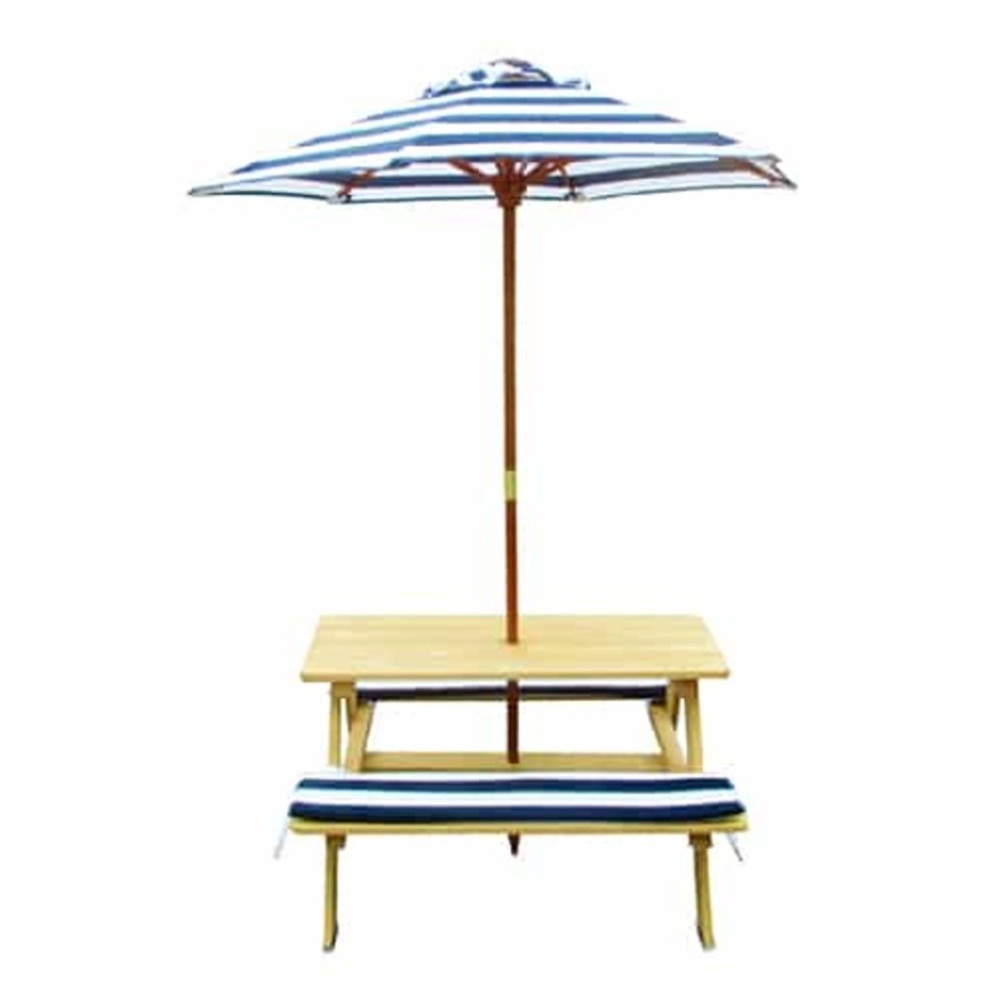 Outdoor Lifespan Kids | Lifespan Kids Sunset Picnic Table With Umbrella - Toy Buzz