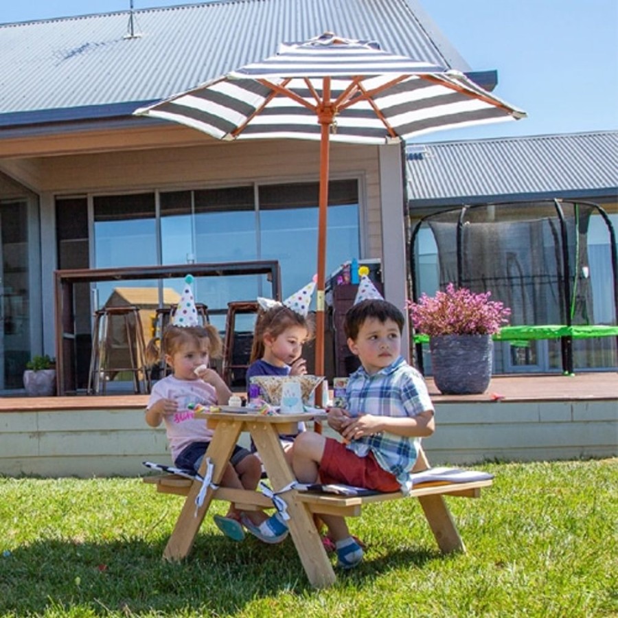 Outdoor Lifespan Kids | Lifespan Kids Sunset Picnic Table With Umbrella - Toy Buzz