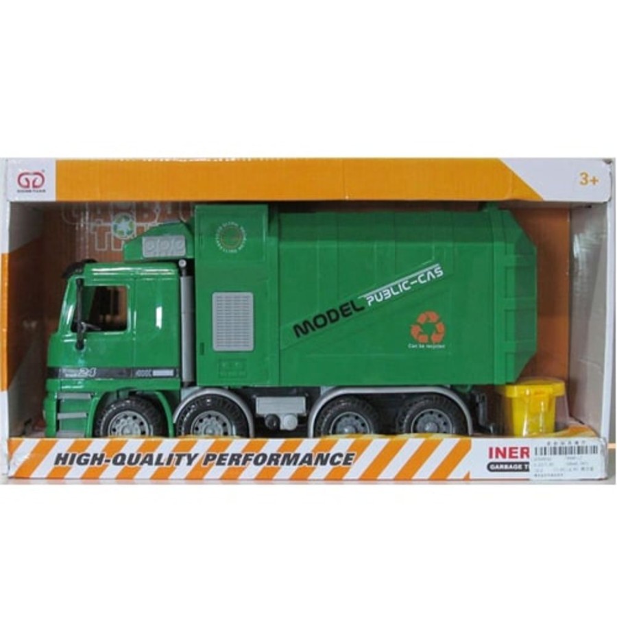 Toys & Games Misc | Friction Powered Garbage Truck - Toy Buzz