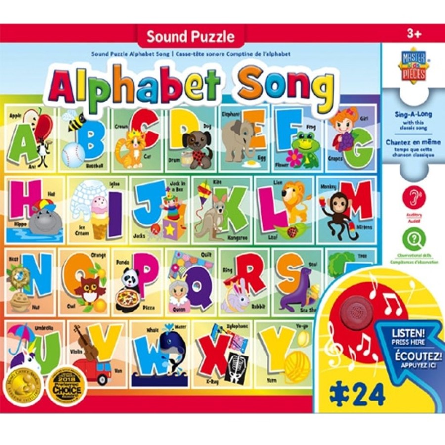 Toys & Games Misc | Masterpieces Puzzle Educational Sing-A-Long Alphabet Puzzle 24 Pieces - Toy Buzz