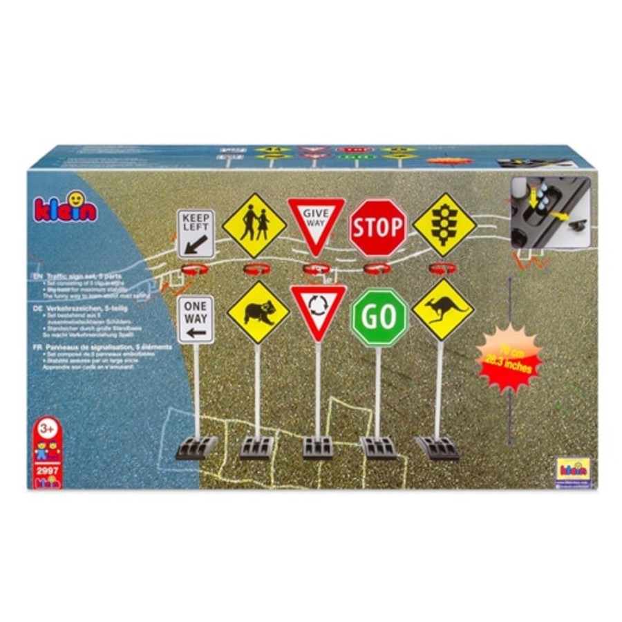 Toys & Games Misc | Theo Klein Kids Toy Traffic Signs 5 Pack - Toy Buzz