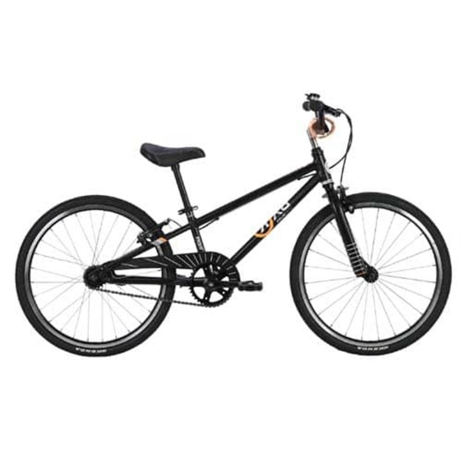 Ride On Toys BYK | Byk E-450 Boys Bike Black And Neon Orange - Toy Buzz