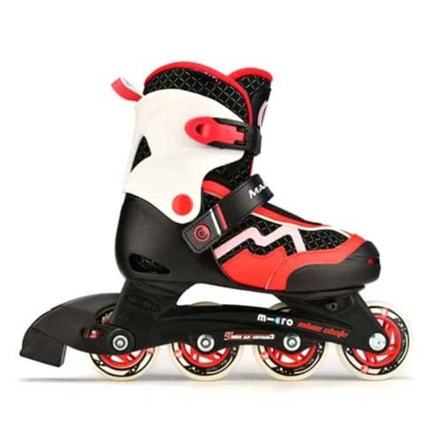 Ride On Toys Micro | Micro Majority Kids Inline Skates Red Eu 31-34 - Toy Buzz