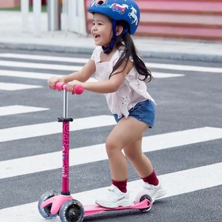 Ride On Toys Micro | Micro Mini Deluxe Led Scooter Pink - Toy Buzz