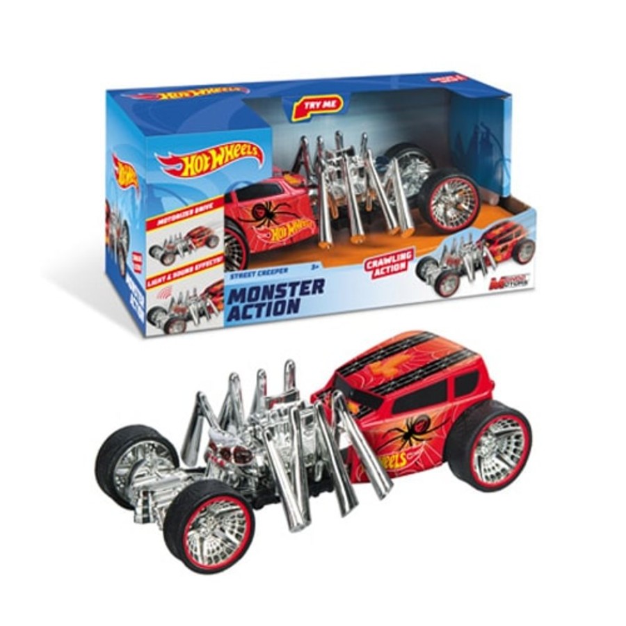 Toys & Games Hot Wheels | Hot Wheels Monster Street Creeper Car Toy - Toy Buzz