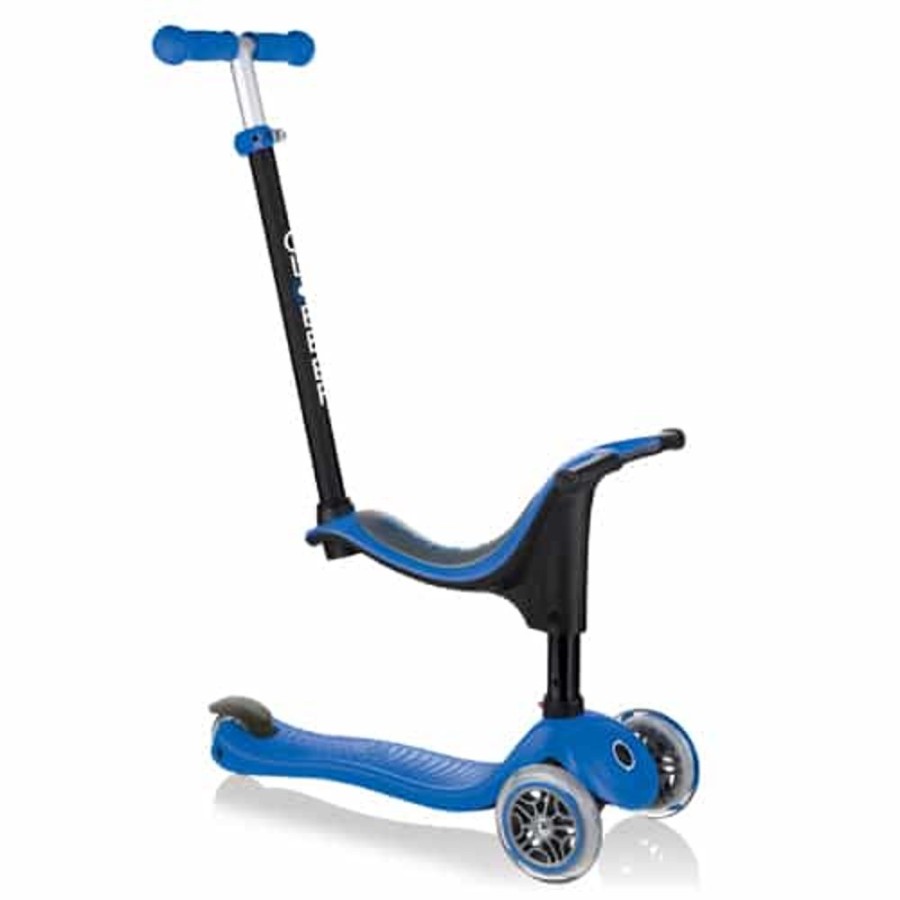 Ride On Toys Globber | Globber Go Up Sporty Scooter Navy Blue - Toy Buzz