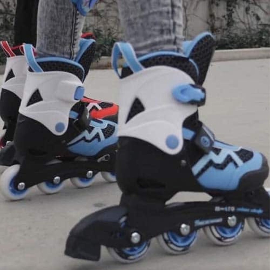 Ride On Toys Micro | Micro Majority Kids Inline Skates Blue Eu 27-30 - Toy Buzz