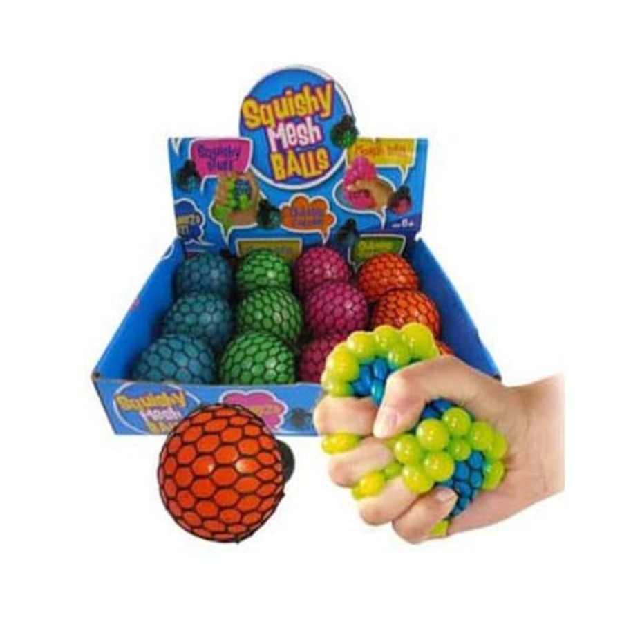 Toys & Games Misc | Squishy Mesh Ball Assorted Colours - Toy Buzz