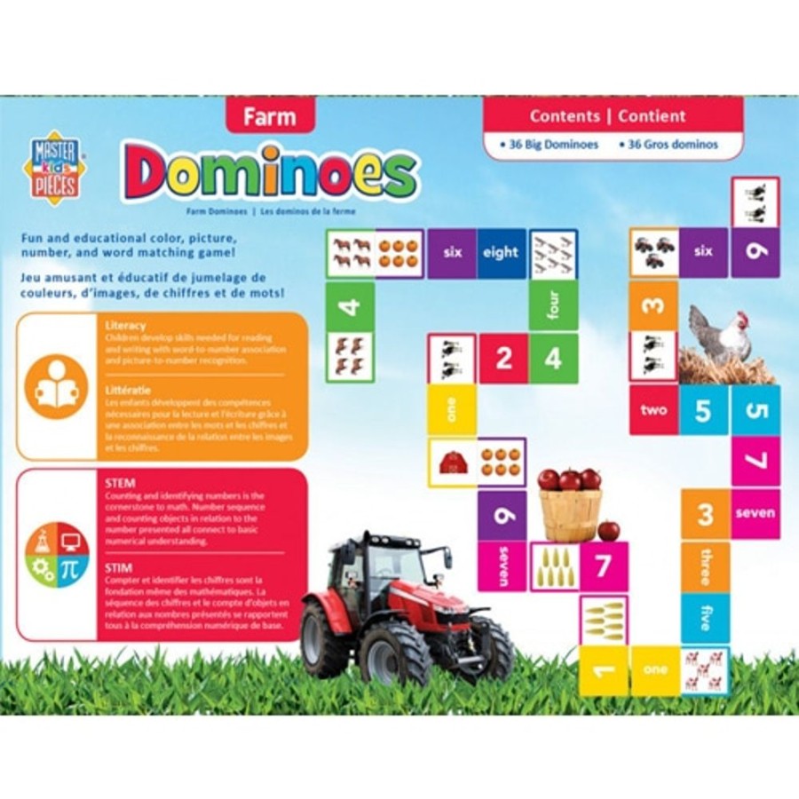 Toys & Games Misc | Dominoes Farm Educational Masterpieces - Toy Buzz