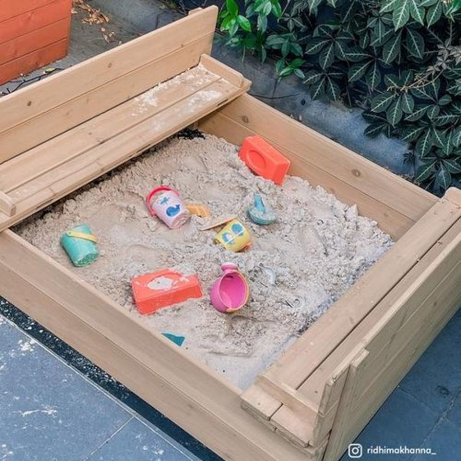 Outdoor Lifespan Kids | Lifespan Kids Strongbox 2 Square Sandpit - Toy Buzz