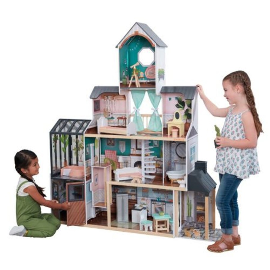 Toys & Games KidKraft | Kidkraft Celeste Mansion Dollhouse With Ez Kraft Assembly - Toy Buzz