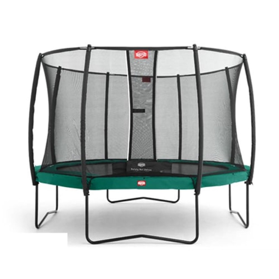 Outdoor Berg | Berg Champion 10Ft Trampoline Green Plus Safety Net Deluxe 330Cm - Toy Buzz