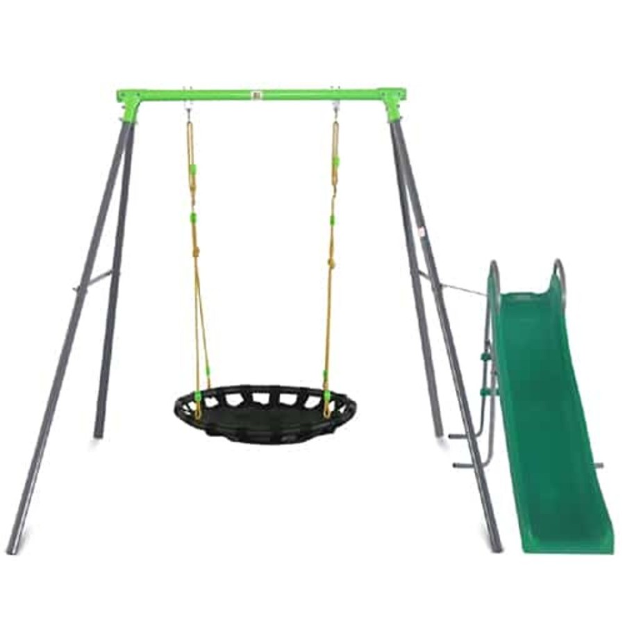 Outdoor Lifespan Kids | Lifespan Kids Cellar Nest Swing Set With Slippery Slide - Toy Buzz