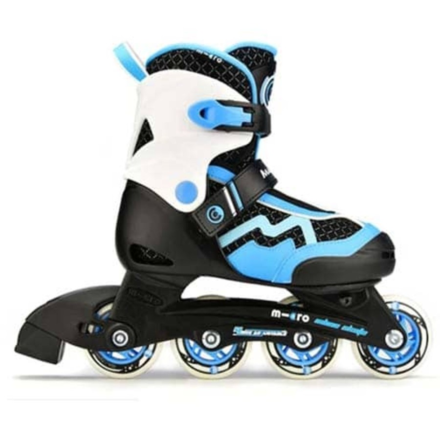 Ride On Toys Micro | Micro Majority Kids Inline Skates Blue Eu 23-26 - Toy Buzz