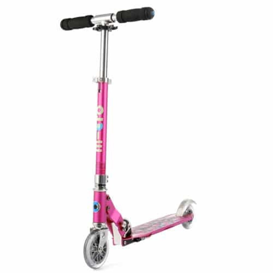 Ride On Toys Micro | Micro Sprite Special Edition Scooter Raspberry Floral Dot - Toy Buzz