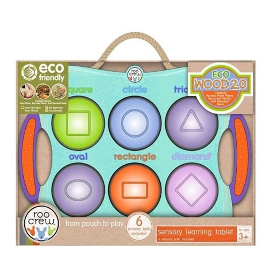 Educational & Science Misc | Roo Crew Eco Wood 2.0 Sensory Learning Tablet - Toy Buzz