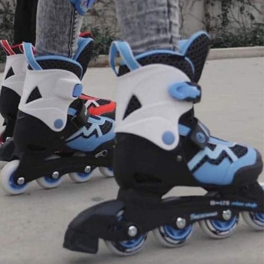 Ride On Toys Micro | Micro Majority Kids Inline Skates Blue Eu 31-34 - Toy Buzz