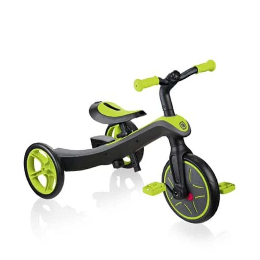 Ride On Toys Globber | Globber Explorer Trike 2 In 1 Lime Green - Toy Buzz