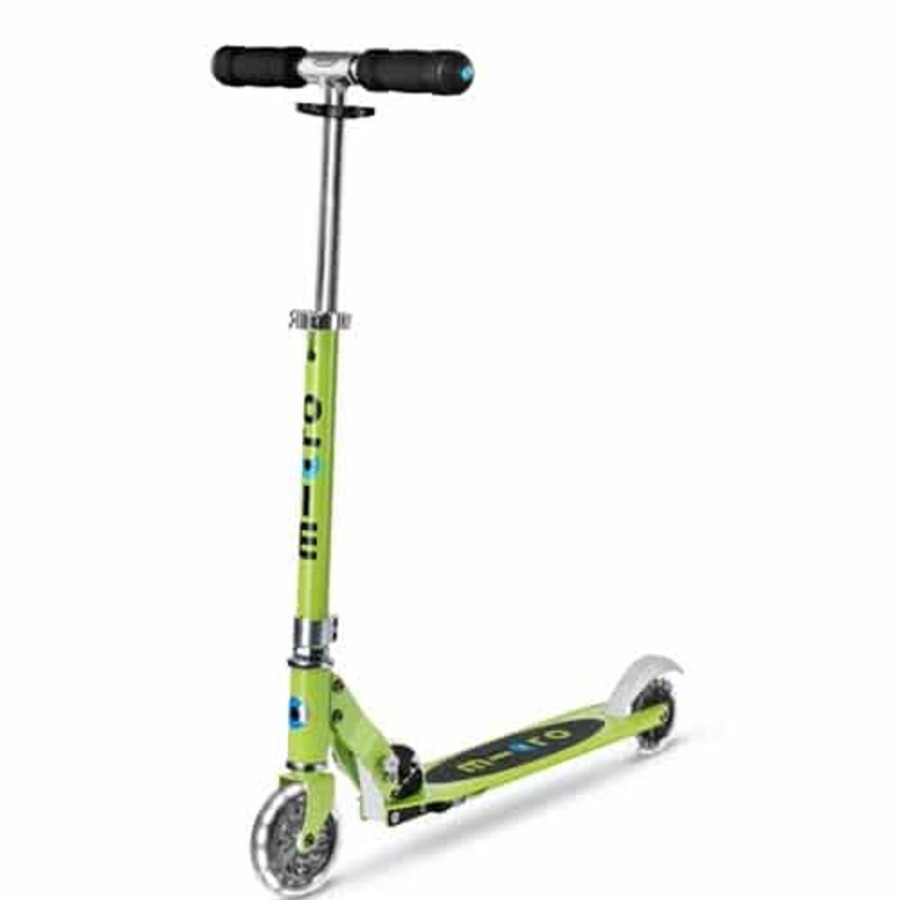 Ride On Toys Micro | Micro Sprite Light Up Scooter Chartreuse Lime Green - Toy Buzz