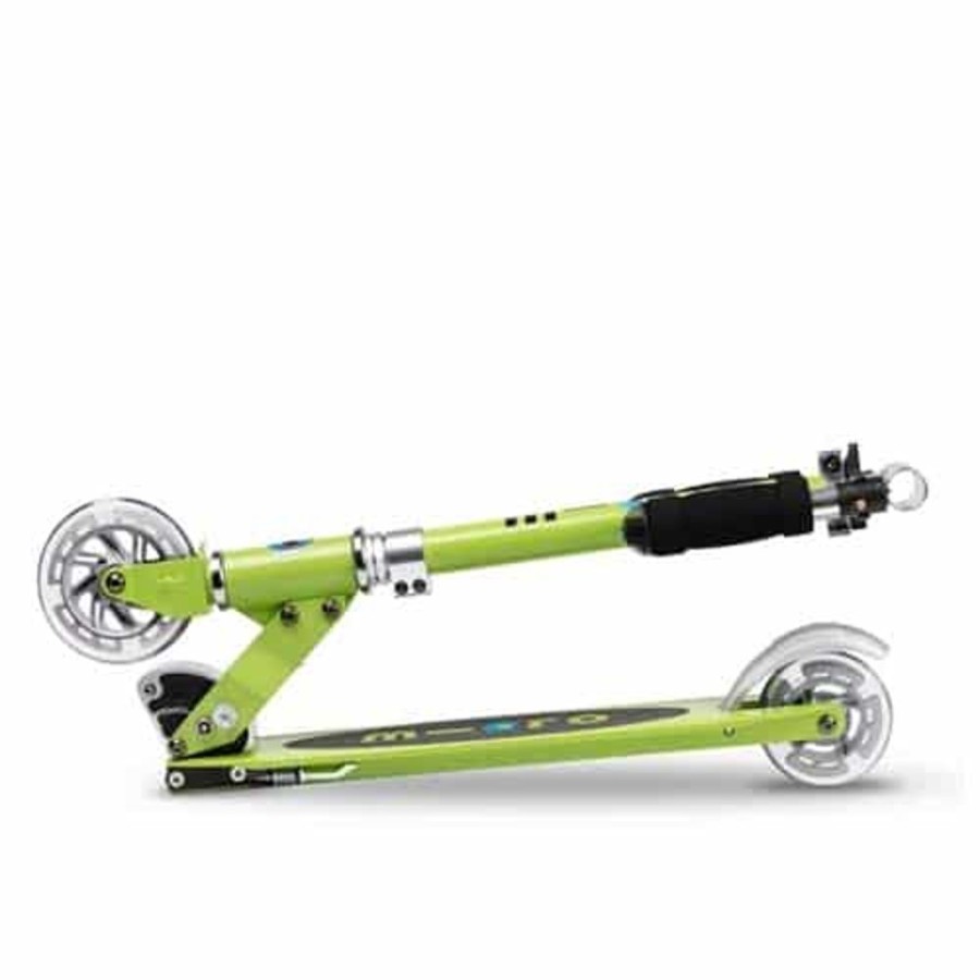 Ride On Toys Micro | Micro Sprite Light Up Scooter Chartreuse Lime Green - Toy Buzz