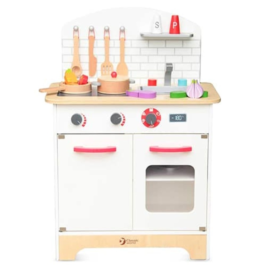 Toys & Games Lifespan Kids | Lifespan Kids Chef'S Kitchen Set By Classic World - Toy Buzz