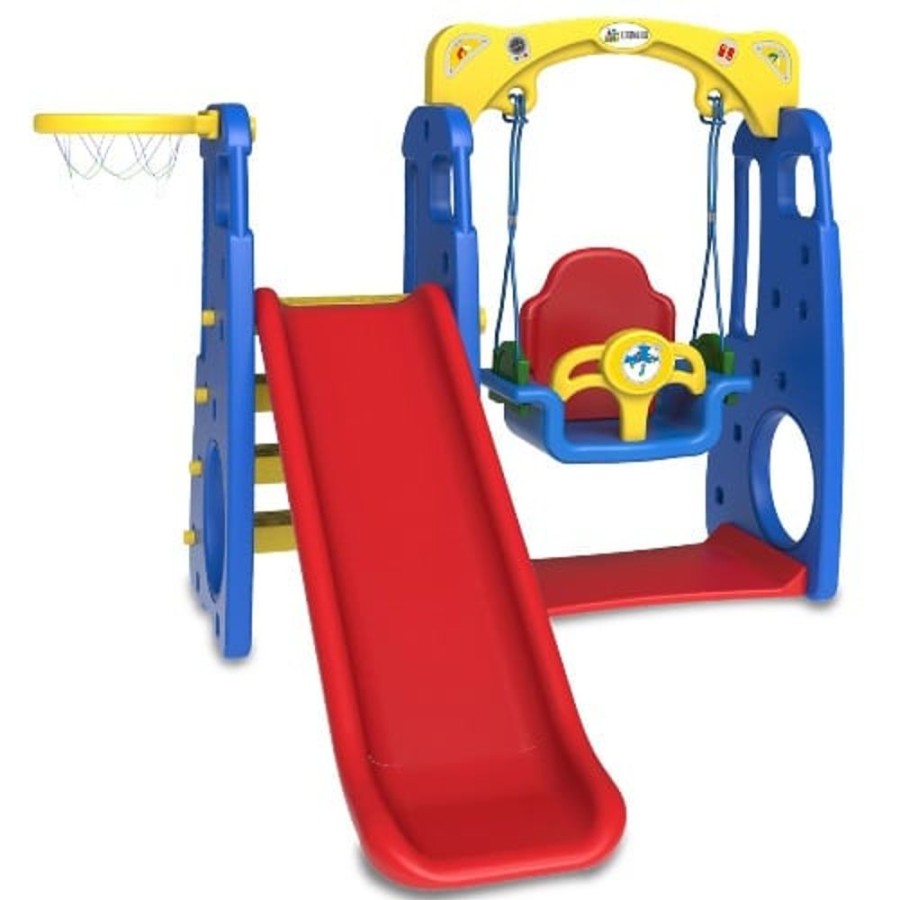 Outdoor Lifespan Kids | Lifespan Kids Ruby 4 In 1 Swing And Slide - Toy Buzz