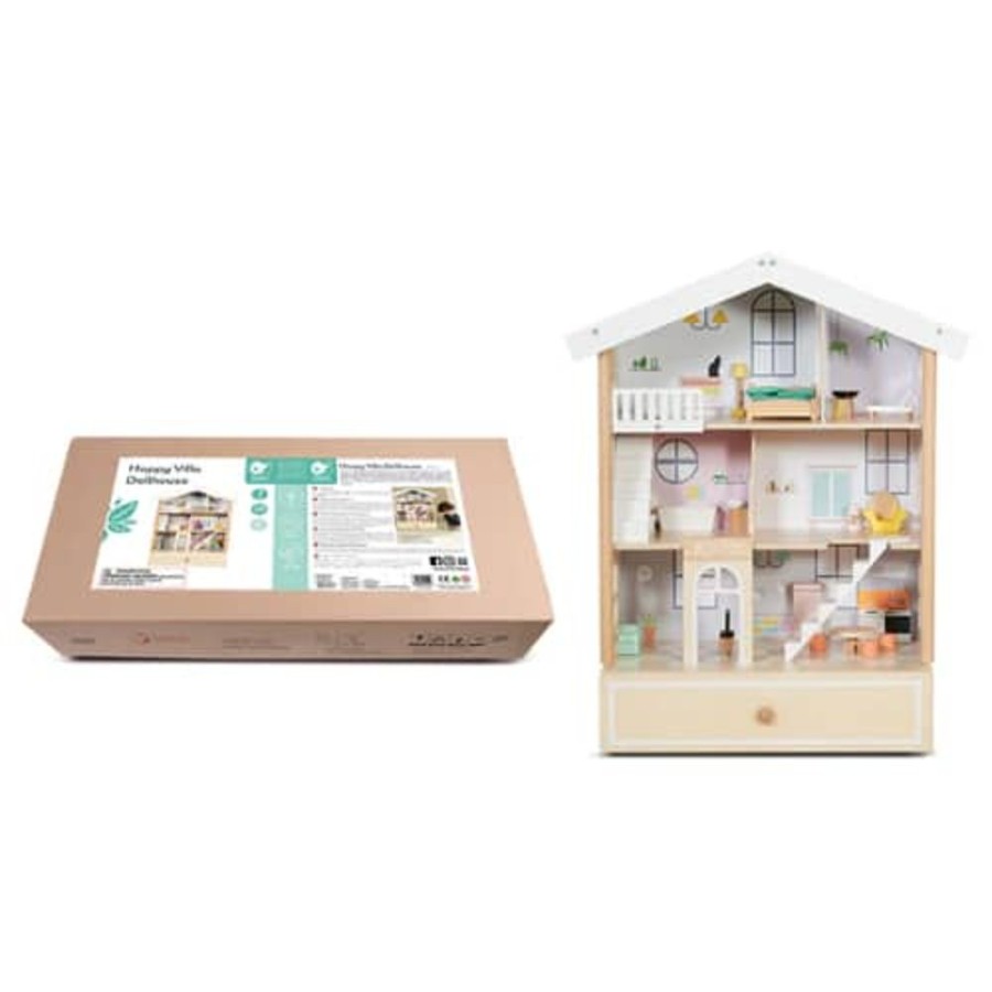 Toys & Games Lifespan Kids | Lifespan Kids Happy Villa Dollhouse By Classic World - Toy Buzz