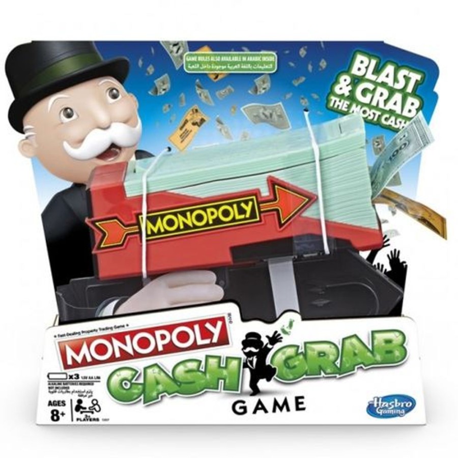 Toys & Games Hasbro Gaming | Monopoly Cash Grab Game - Toy Buzz