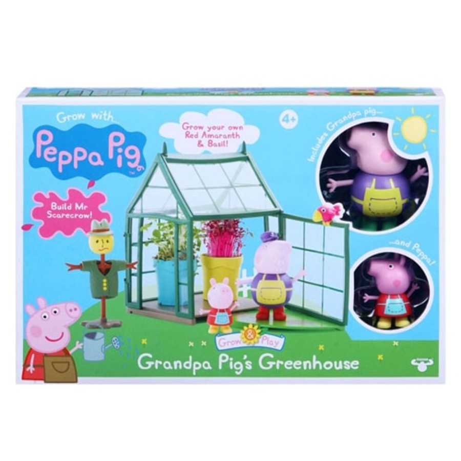 Infant And Baby Peppa Pig | Peppa Pig Grow And Play Grandpa Greenhouse - Toy Buzz