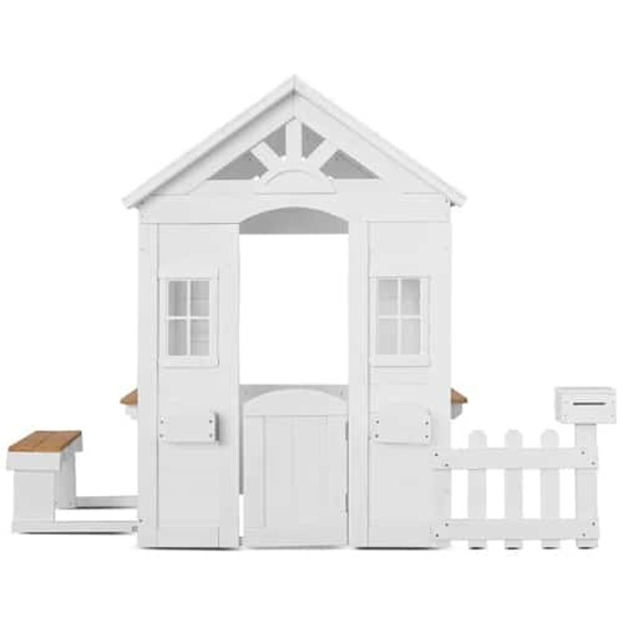 Outdoor Lifespan Kids | Lifespan Kids Teddy Cubby House V2 In White - Toy Buzz