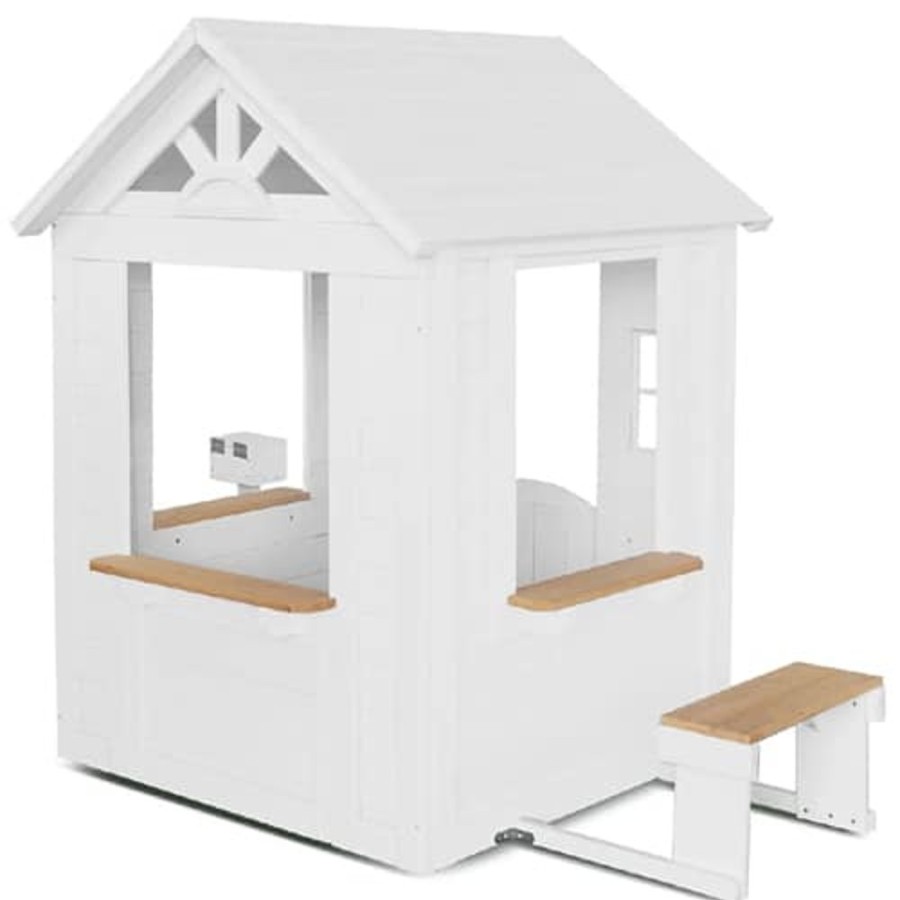 Outdoor Lifespan Kids | Lifespan Kids Teddy Cubby House V2 In White - Toy Buzz