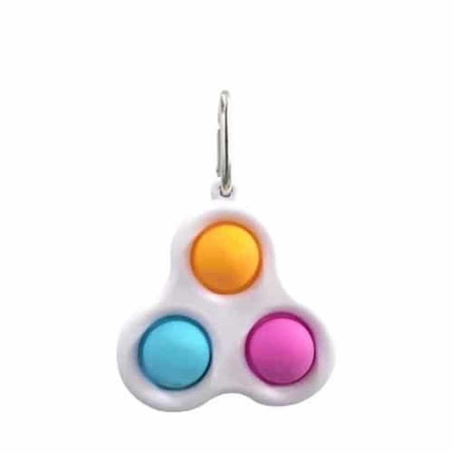 Toys & Games Misc | Triangle Sensory Fidget Toy Keychain Assorted - Toy Buzz