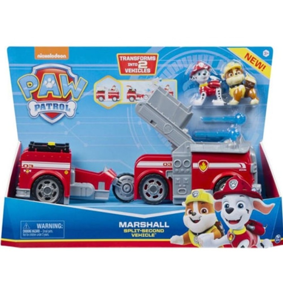 Toys & Games paw patrol | Paw Patrol Split Second Vehicles Assorted - Toy Buzz