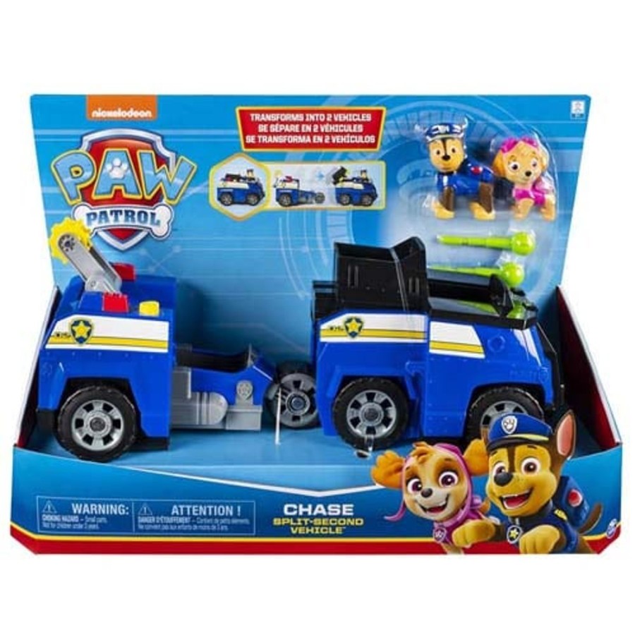 Toys & Games paw patrol | Paw Patrol Split Second Vehicles Assorted - Toy Buzz