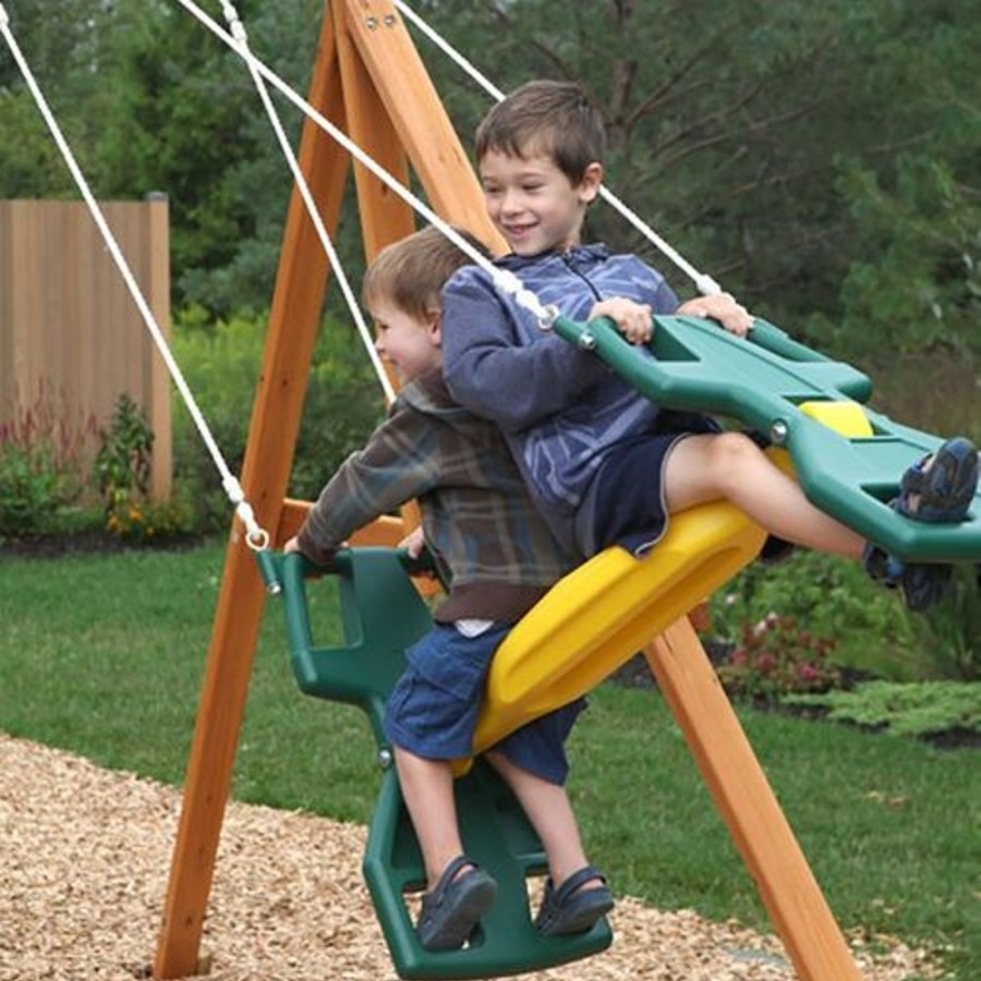 Outdoor KidKraft | Kidkraft Cranbrook Wooden Swing Playset - Toy Buzz