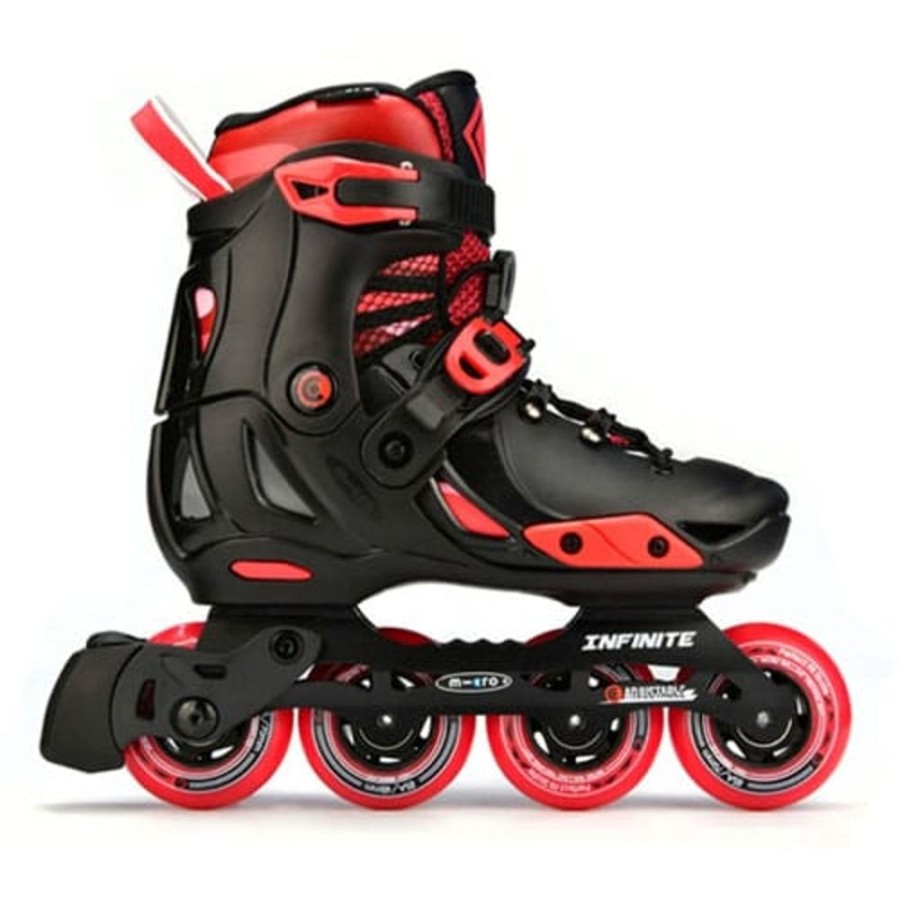 Ride On Toys Micro | Micro Infinite Skates Black Size 33-36 - Toy Buzz