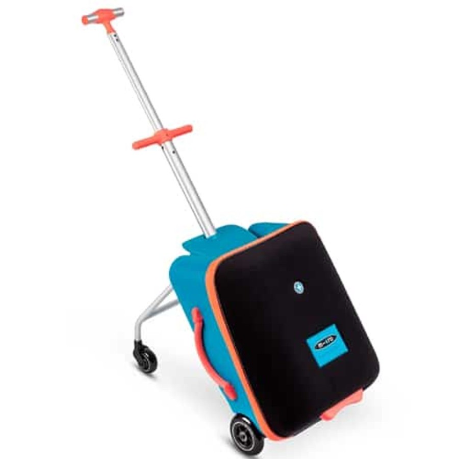 Kids Accessories Micro | Micro Ride On Luggage Eazy Ocean Blue - Toy Buzz