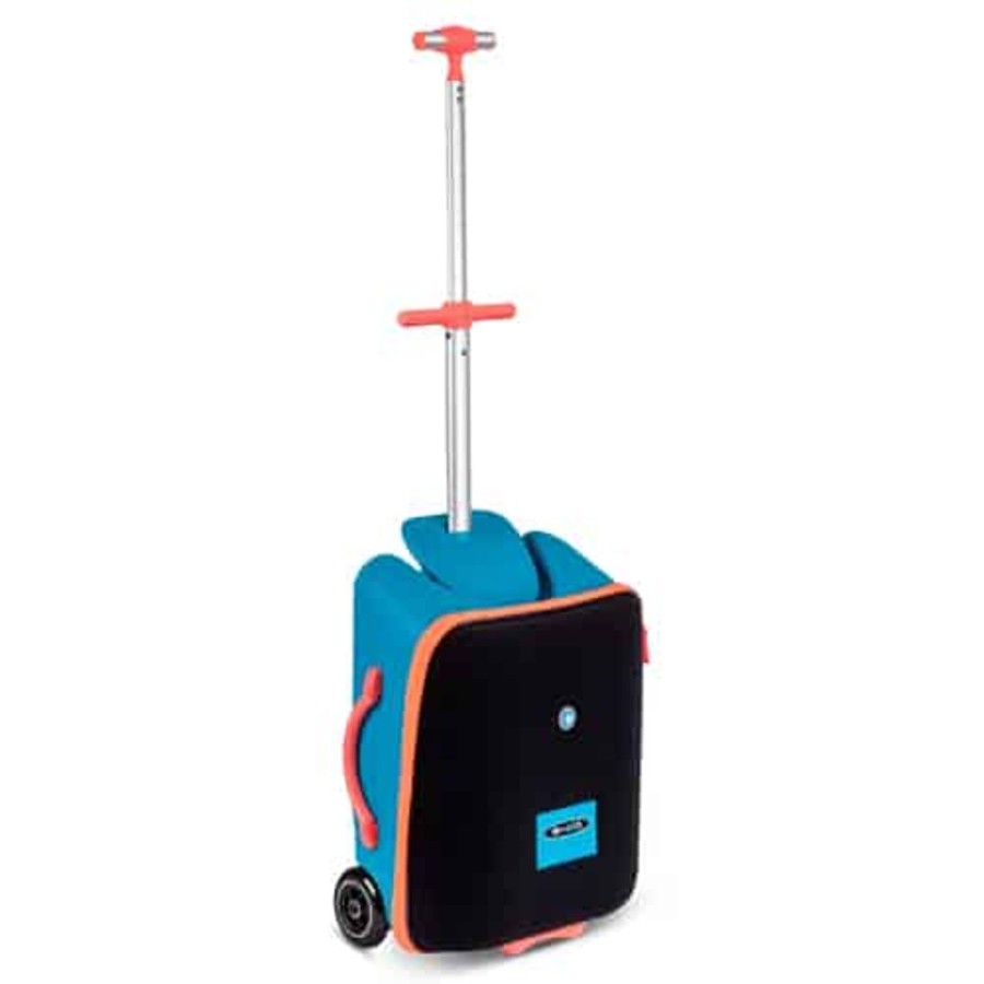 Kids Accessories Micro | Micro Ride On Luggage Eazy Ocean Blue - Toy Buzz