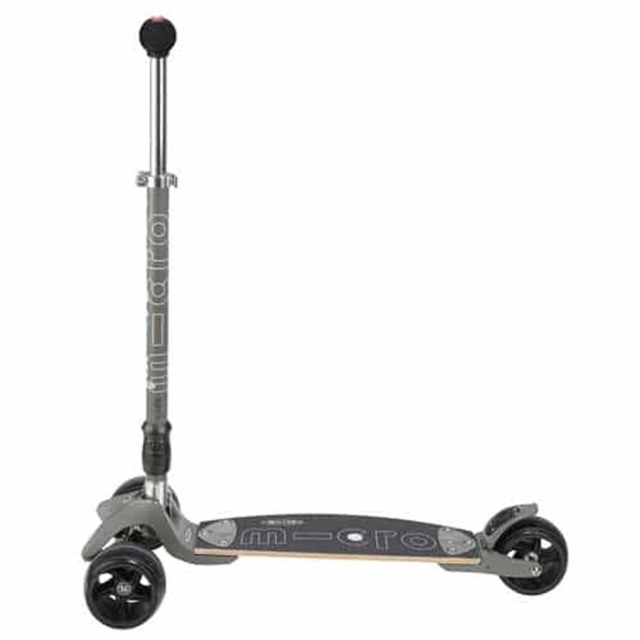 Ride On Toys Micro | Micro Kickboard Monster T-Bar Or Joystick Volcano Grey Scooter - Toy Buzz