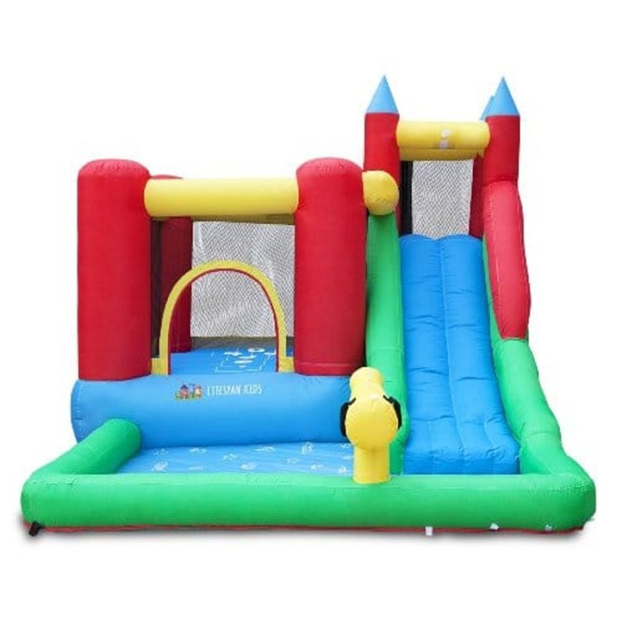 Outdoor Lifespan Kids | Lifespan Kids Surrey 2 Slide & Splash Inflatable - Toy Buzz