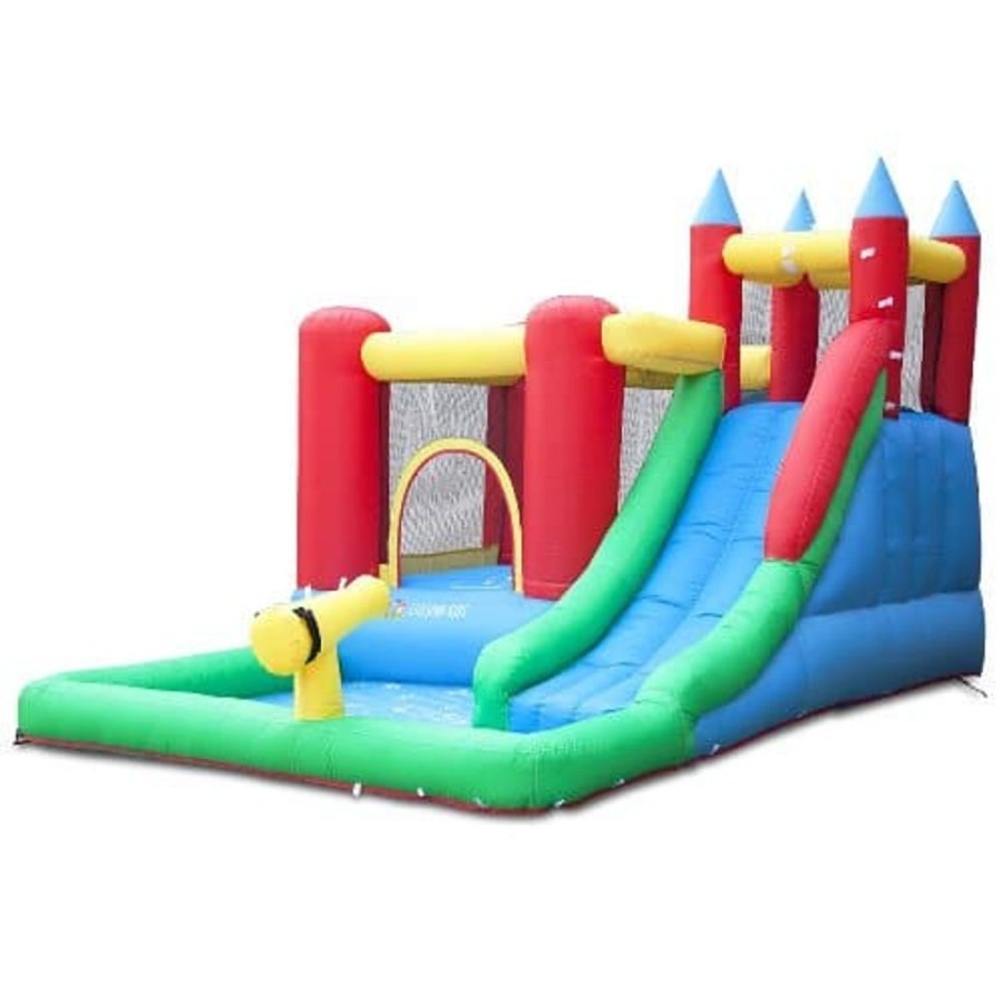 Outdoor Lifespan Kids | Lifespan Kids Surrey 2 Slide & Splash Inflatable - Toy Buzz