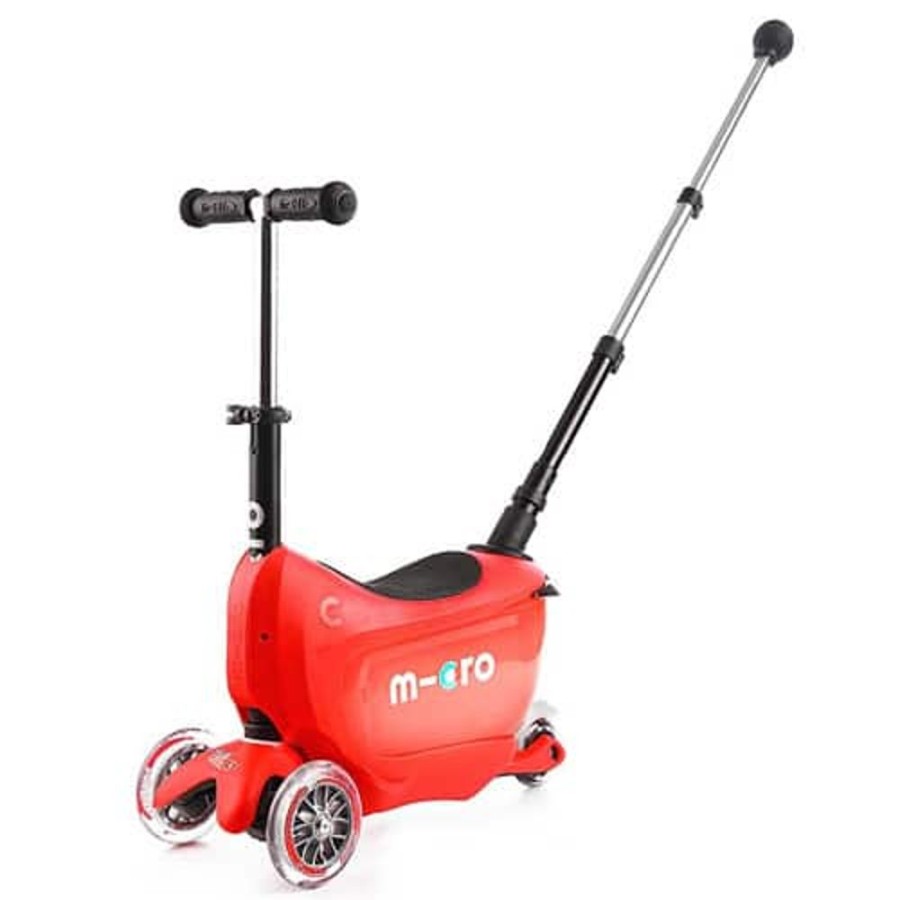 Ride On Toys Micro | Micro Mini2Go Deluxe Plus Scooter Red - Toy Buzz